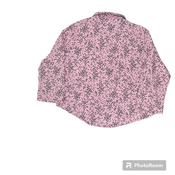 Victoria's Secret Dreamer Flannel Long Pajama Set Babydoll Tiny Hearts - XXL - Picture 5 of 12